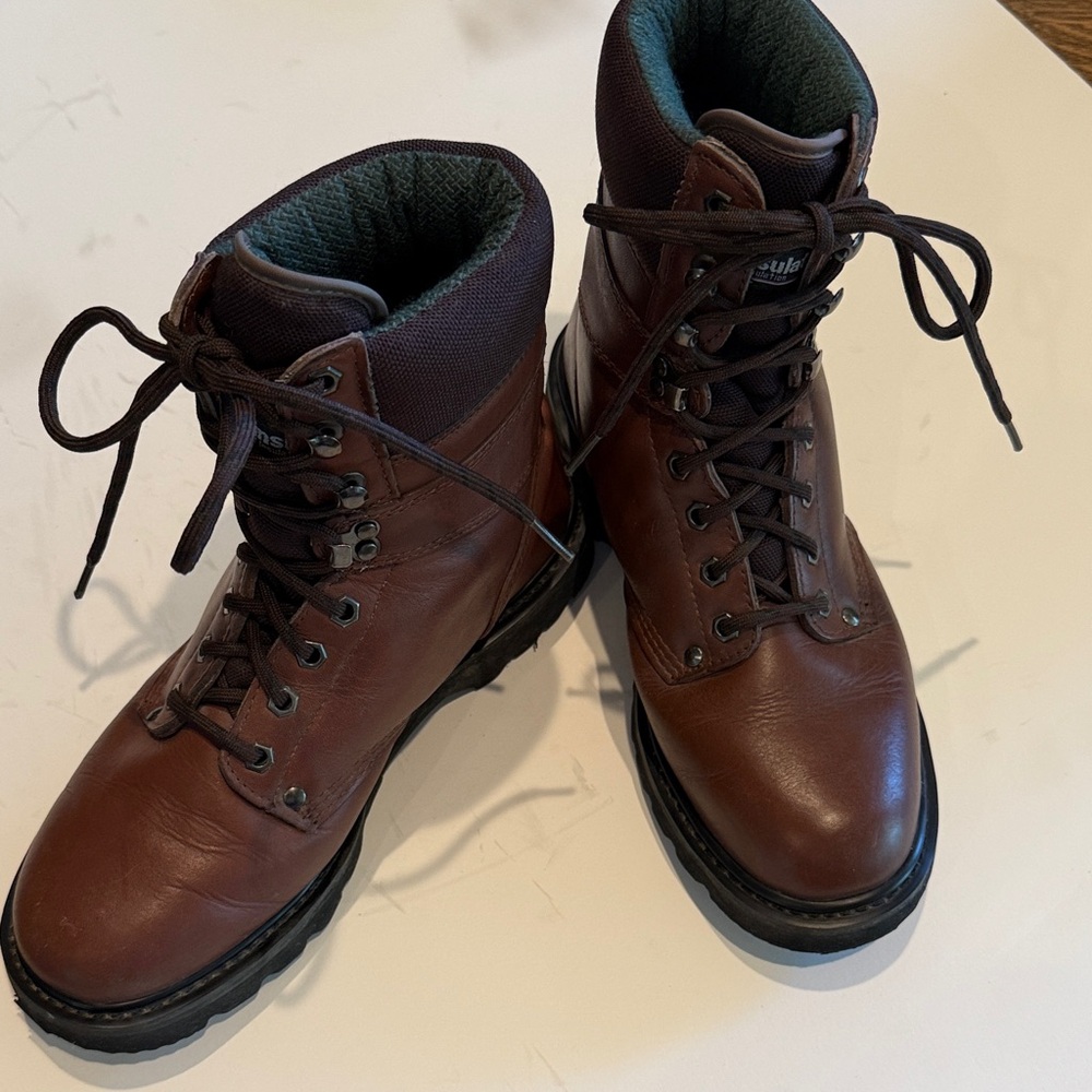 Texas Steer Leather Men's Hiking/ Work Boots